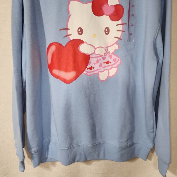 Hello kitty valentine sweatshirt women's graphic XXL - Picture 5 of 9